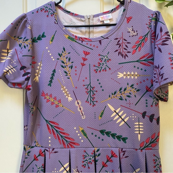 Lularoe Amelia Floral Dress, sz XXL - Picture 3 of 7